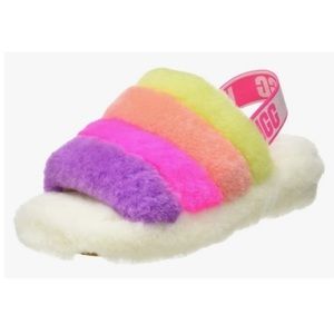 UGG Women's Fluff Yeah Slide Slipper, Beachwood Multicolor